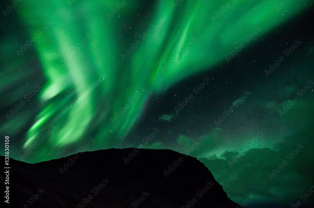 Northen lights (Aurora Borealis) in Iceland