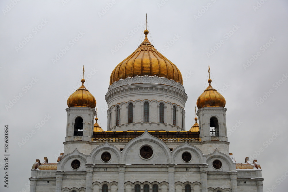 The Cathedral of Christ the Savior in Moscow, Russia