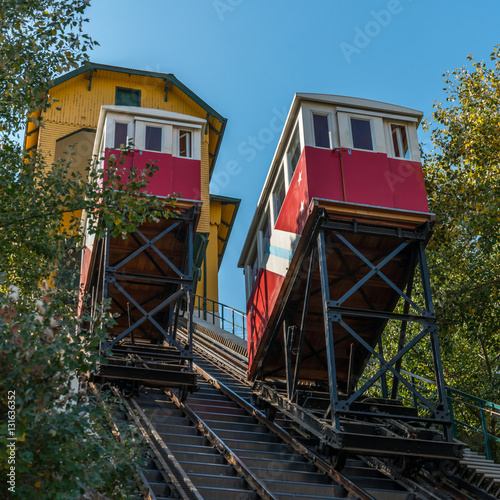 Elevators in Valparaiso, Chile photo