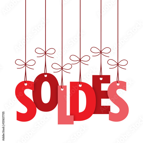  Lettres "SOLDES"  