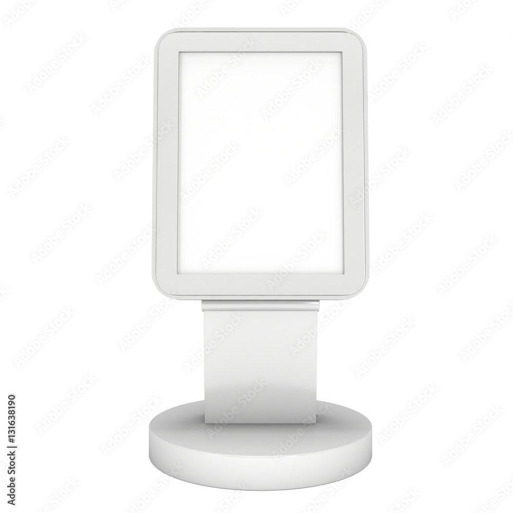 LCD Screen Stand. Blank Trade Show Booth. 3d render of lcd tv isolated on white background. High Resolution. Ad template for your expo design. LCD Screen Stand. Blank Trade Show Booth. 3d render of lcd tv isolated on white background. High Resolution. Ad template for your expo design.