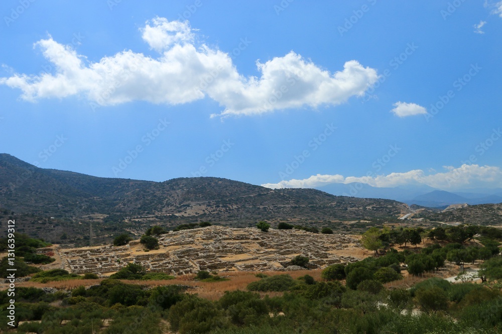 Fototapeta premium Ruins of Gournia, Crete, Greece
