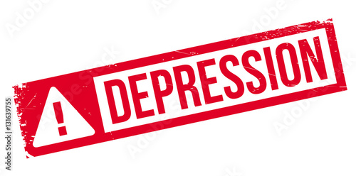 Depression rubber stamp. Grunge design with dust scratches. Effects can be easily removed for a clean, crisp look. Color is easily changed.