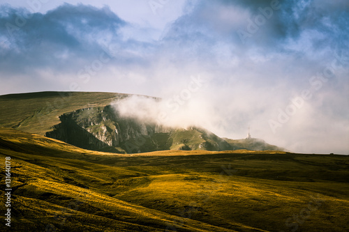 A beautiful mountain landscape in Carpathian mountains, Romania