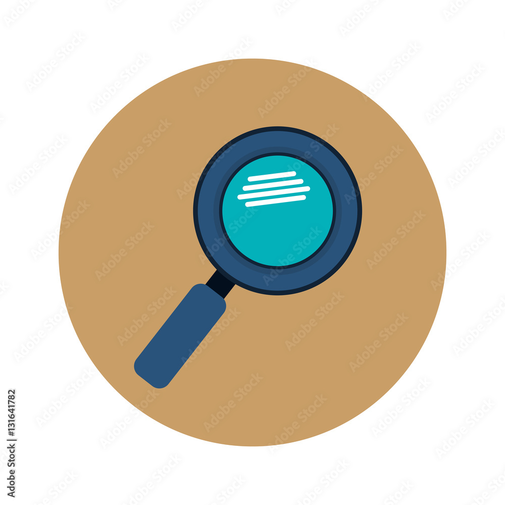 Lupe tool icon. Search magnifying glass zoom and lens heme. Isolated design. Vector illustration Lupe tool icon. Search magnifying glass zoom and lens heme. Isolated design. Vector illustration