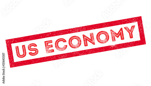 US Economy rubber stamp