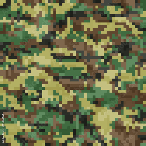 Digital Camouflage pattern vector    