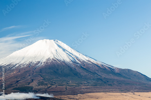 The Mt.Fuji.Shot in the early morning.The shooting location is Lake Yamanakako, Yamanashi prefecture Japan.