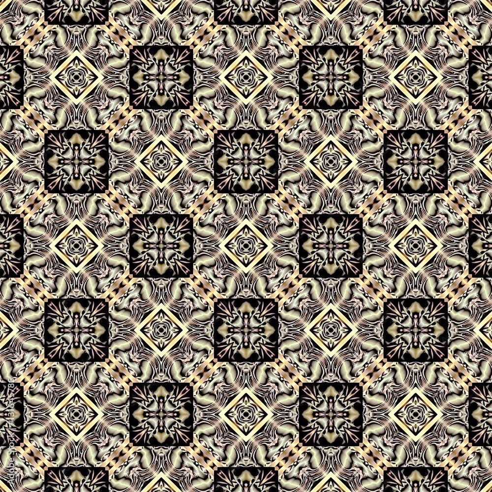 декоративный абстрактный ковровый узор 