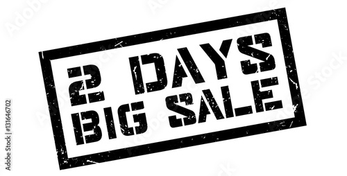 2 days big sale rubber stamp