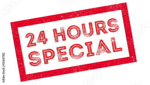 24 hours special rubber stamp