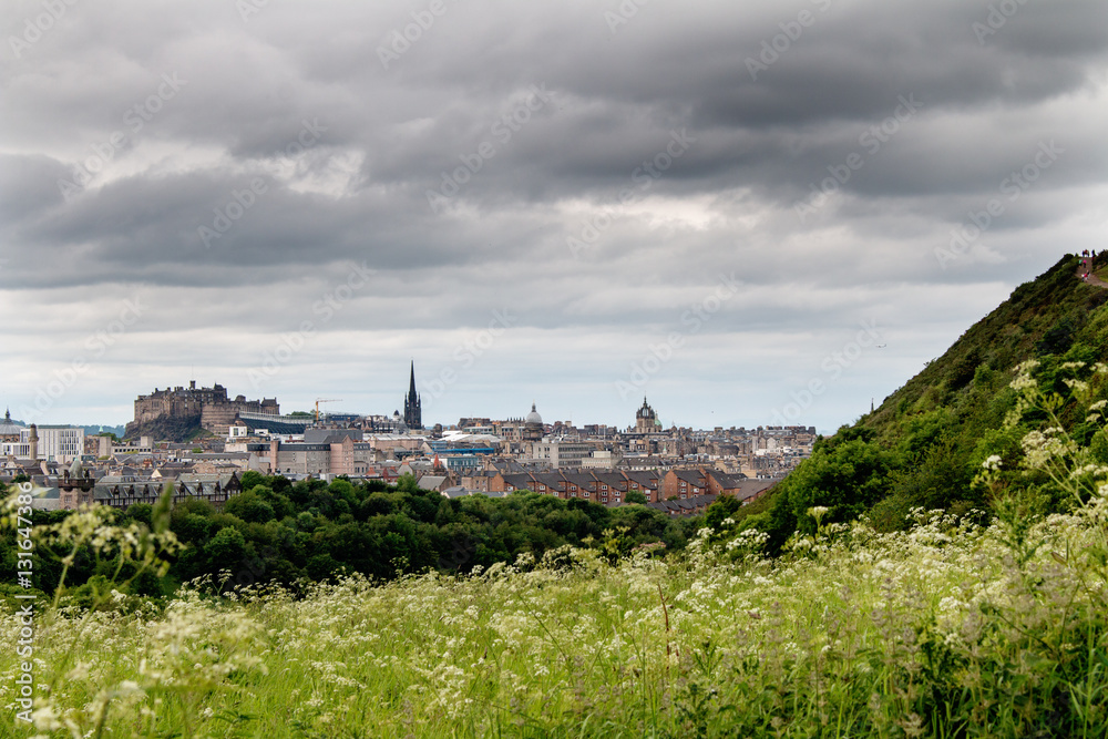 View over Edinburgh