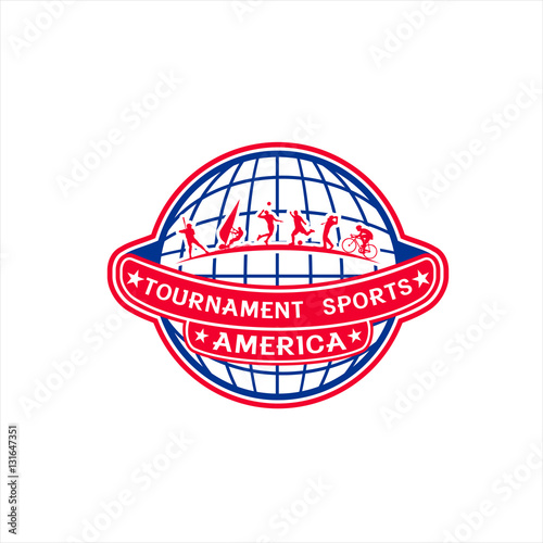 Tournament  Sports America Vector Logo