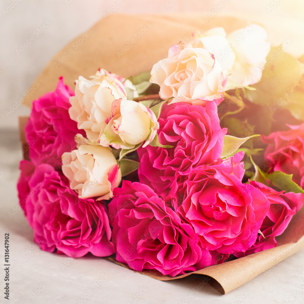 Pink roses bouquet Pink roses bouquet
