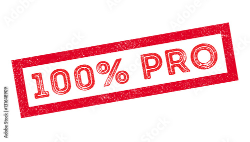 100 percent pro rubber stamp
