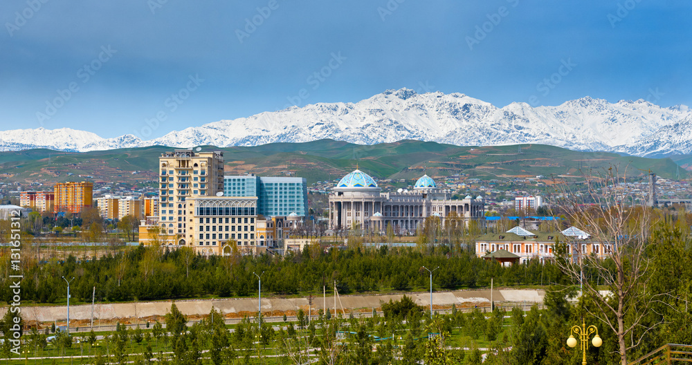 View of  Dushanbe, Tajikistan