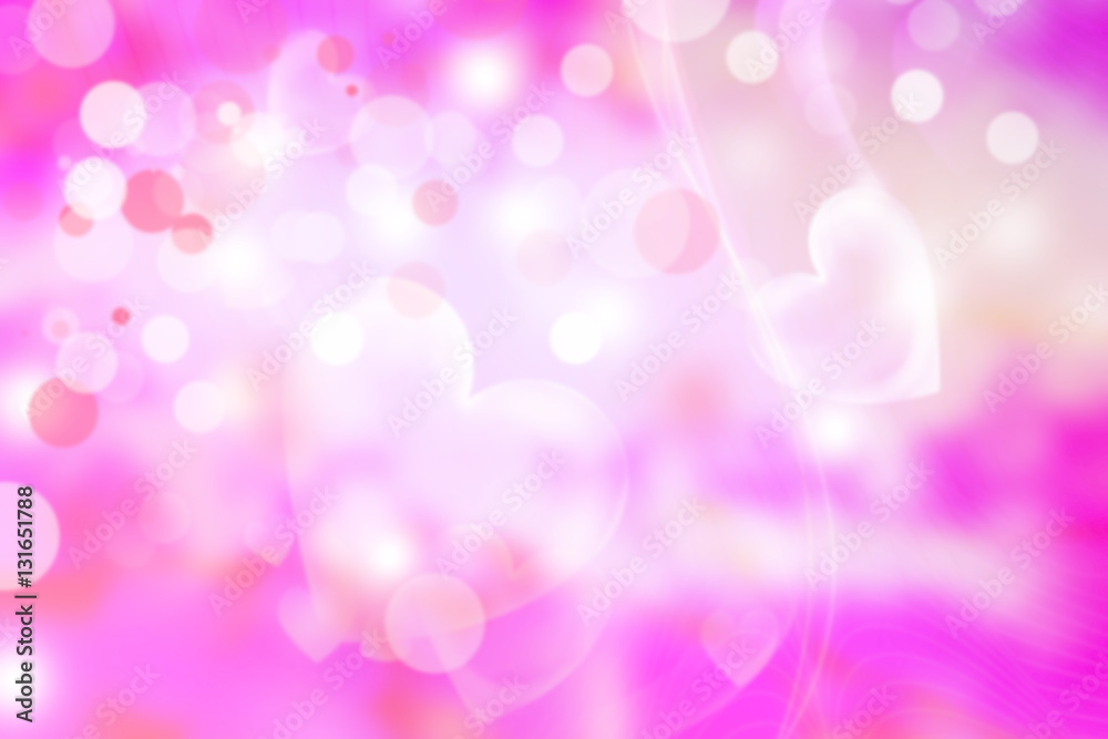 Hearts Bokeh background allover desing with lights and brillance fun ...