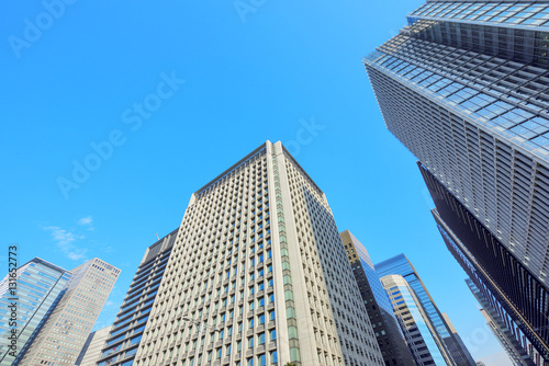 High-rise buildings -  Marunouchi and Otemachi   Tokyo  Japan