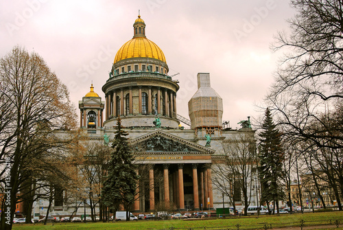 Saint Isaak church in Saint-Petersburg, Russia. photo