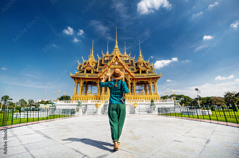 Obraz premium Turysta w Bangkoku