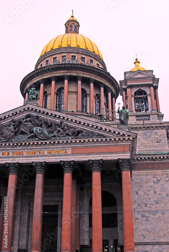 Saint Isaak church in Saint-Petersburg, Russia. photo