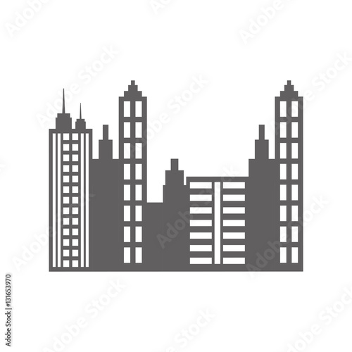 City urban view icon vector illustration graphic design