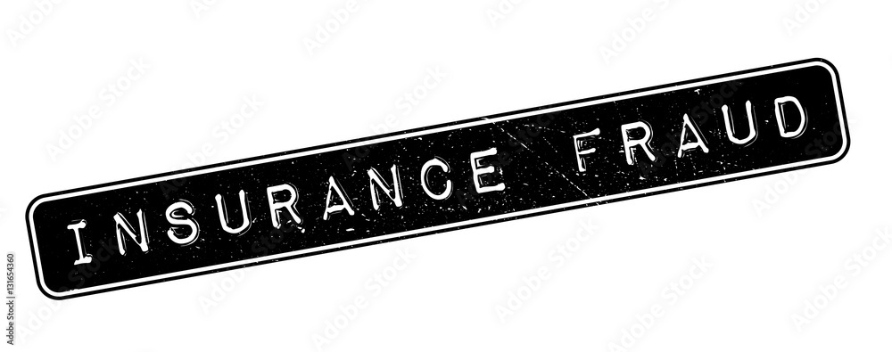Fototapeta premium Insurance Fraud rubber stamp