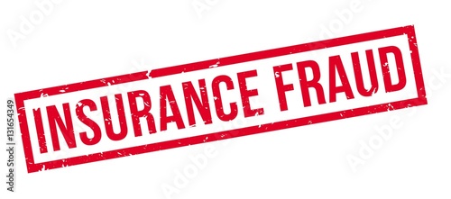 Insurance Fraud rubber stamp