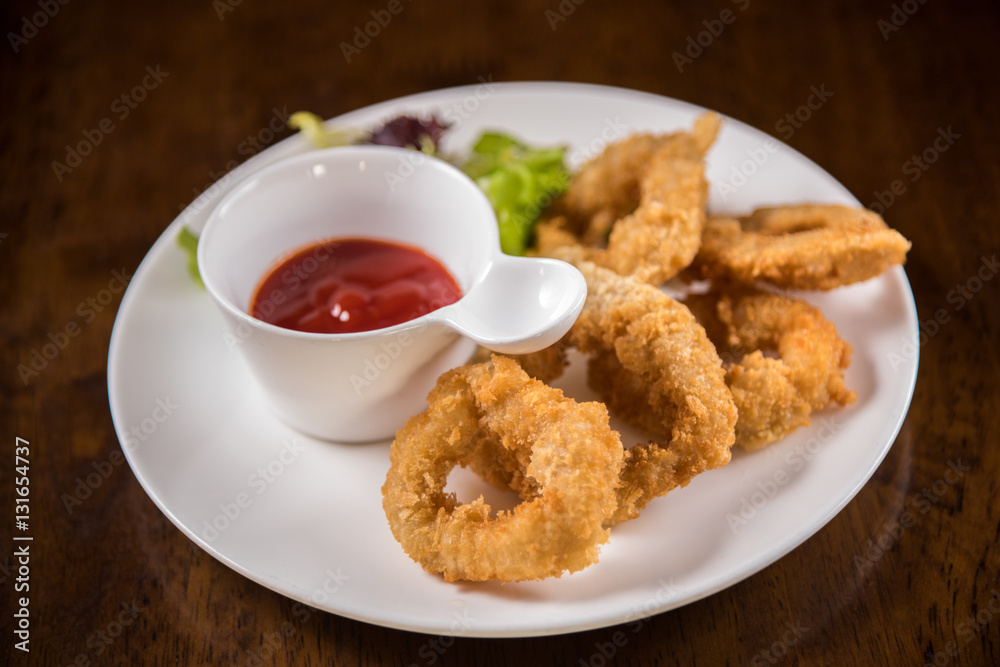 Deep Fried Calamari Rings