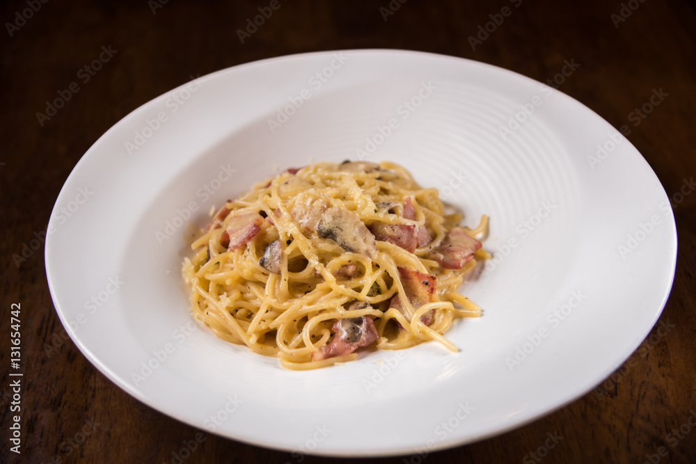 Bacon Italy noodle Bacon Italy noodle