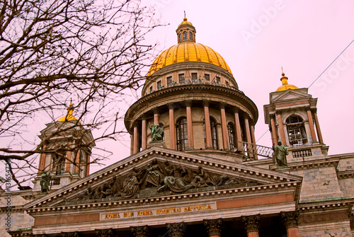 Saint Isaak church in Saint-Petersburg, Russia. photo