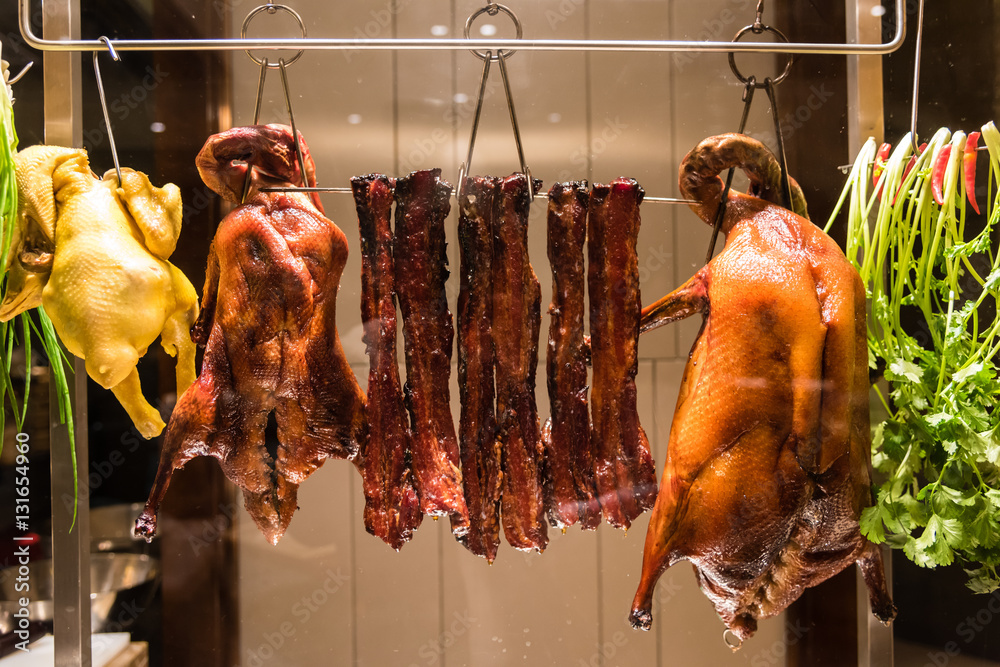 Naklejka premium Roast meat