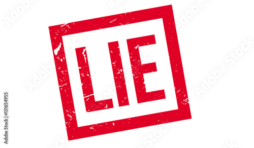 Lie rubber stamp