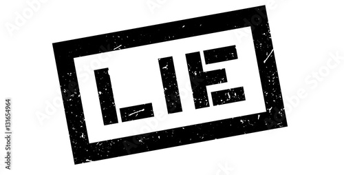 Lie rubber stamp