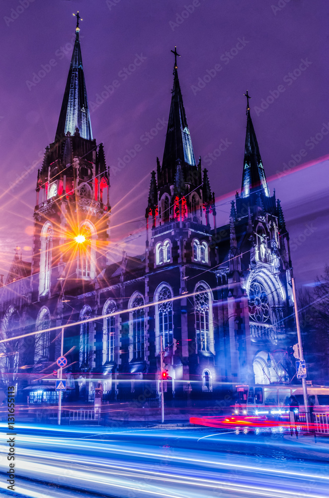 Obraz premium Neo Gothic style cathedral