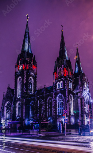 Neo Gothic style cathedral