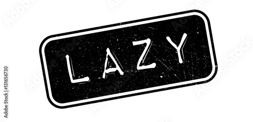 Lazy rubber stamp