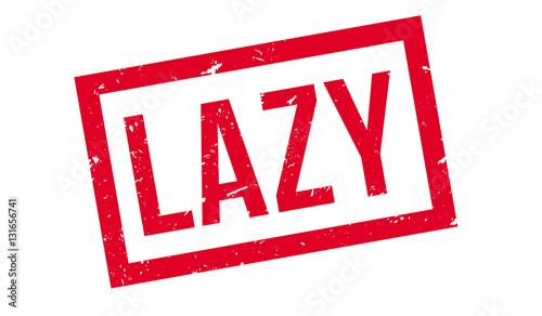 Lazy rubber stamp