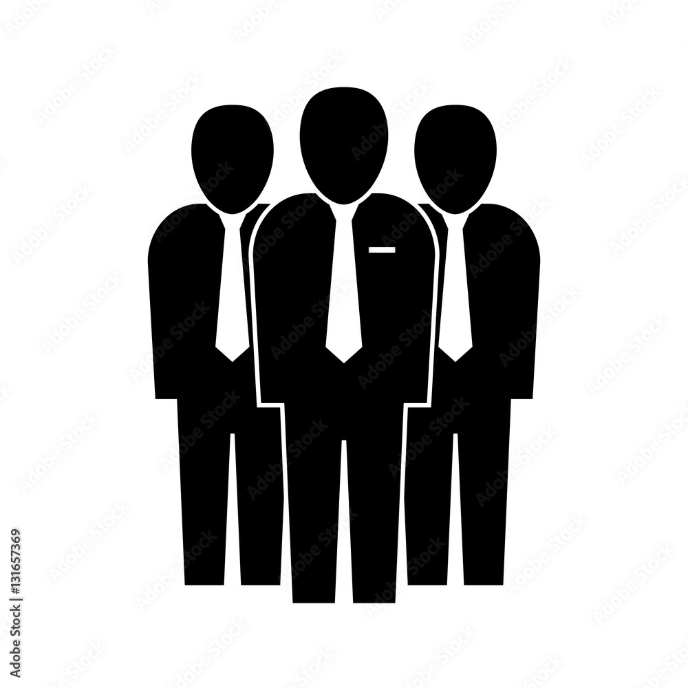 Businessman executive pictogram icon vector illustration graphic design