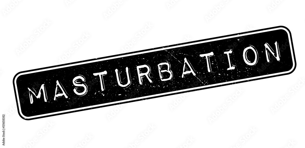 Masturbation Rubber Stamp Stock Vector Adobe Stock