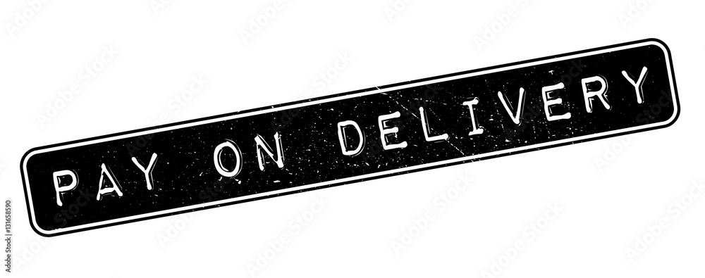 Fototapeta premium Pay On Delivery rubber stamp