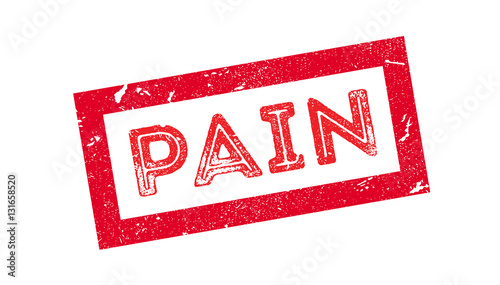 Pain rubber stamp