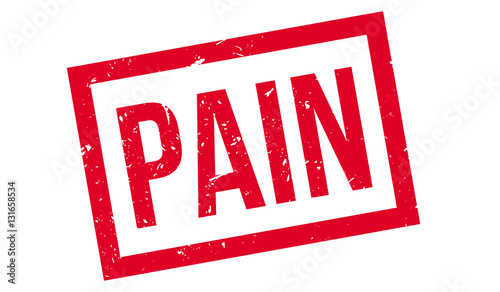 Pain rubber stamp