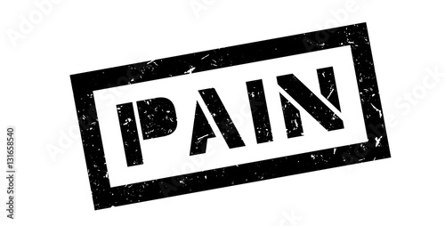 Pain rubber stamp