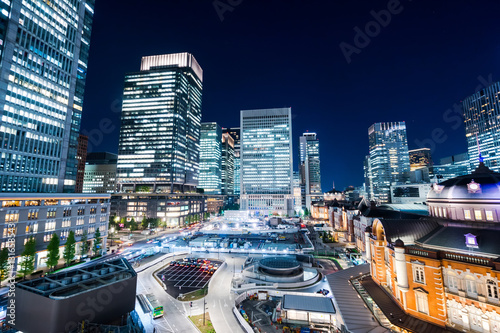 Photography Asia Business concept for real estate and corporate construction - panoramic mod