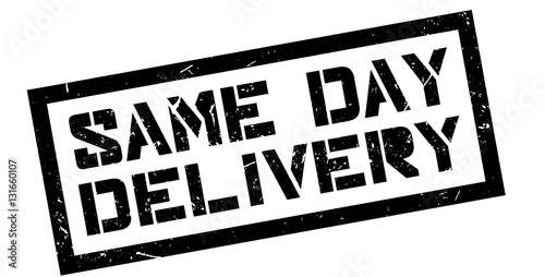 Same Day Delivery rubber stamp