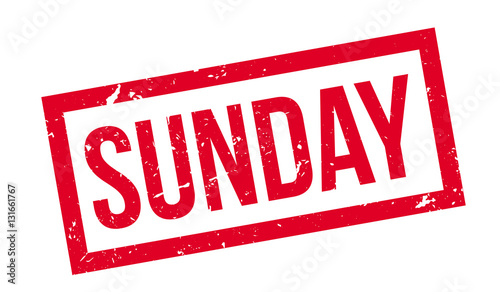 Sunday rubber stamp