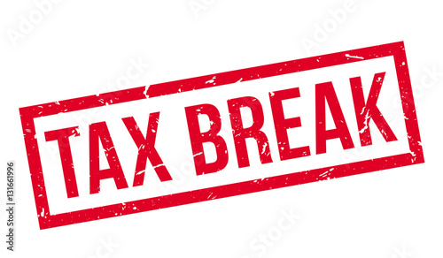 Tax Break rubber stamp