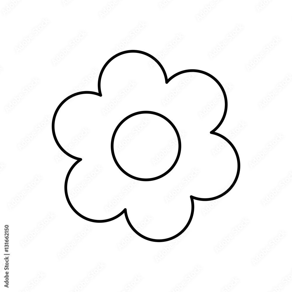 Beautiful flower plant icon vector illustration graphic design Beautiful flower plant icon vector illustration graphic design