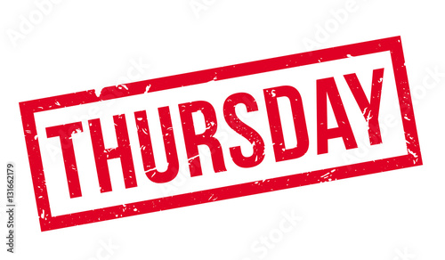 Thursday rubber stamp